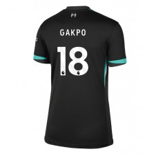 Liverpool Cody Gakpo #18 Bortedrakt Kvinner 2024-25 Kortermet